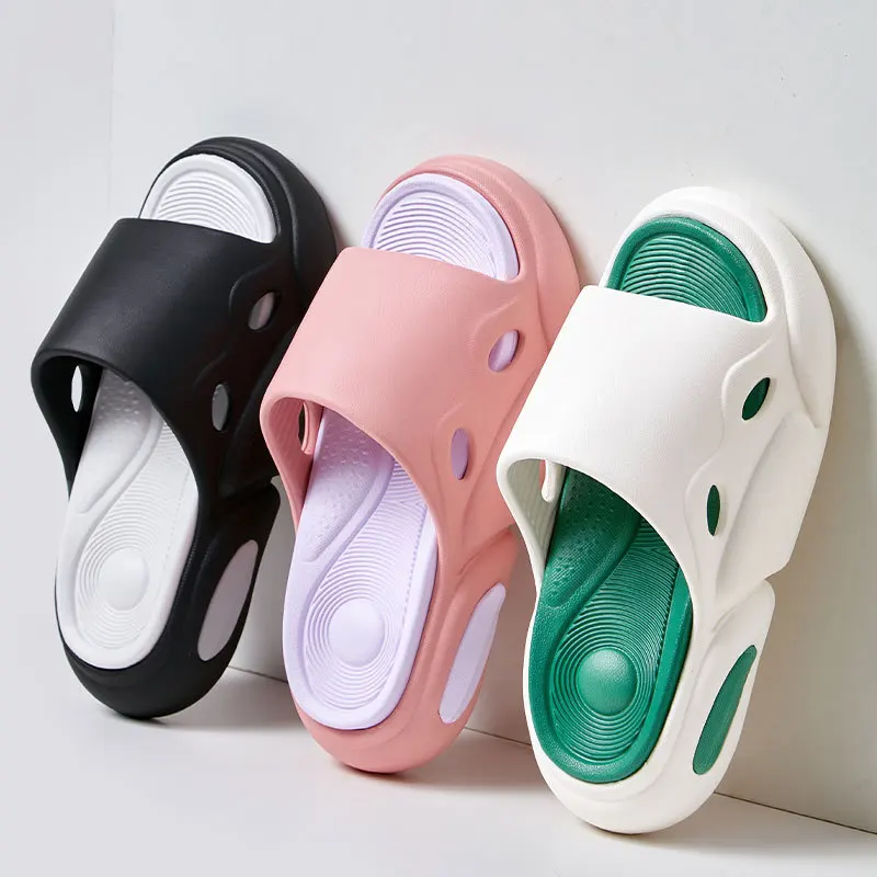 

Couple Sandals Summer Outwear Outdoor Leisure Sports Fashion Comfortable Soft Sole Slippers Thick Sole Beach Slippers for Women