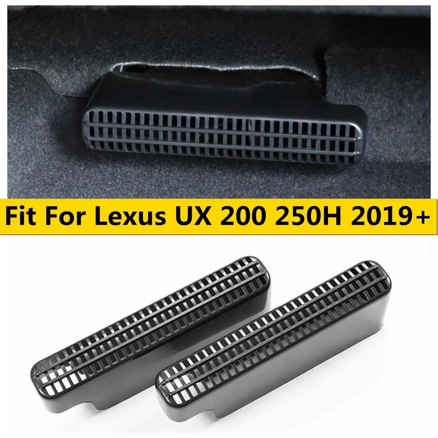 Duct Vent Cover Floor Air Conditioning Outlet AC Vent Protector Trim Fit For Lexus UX 200 250H 2019 - 2023 Interior Accessories for toyota avalon xx50 2019 2020 accessories car styling abs rear air outlet armrest vent trims decorative interior cover