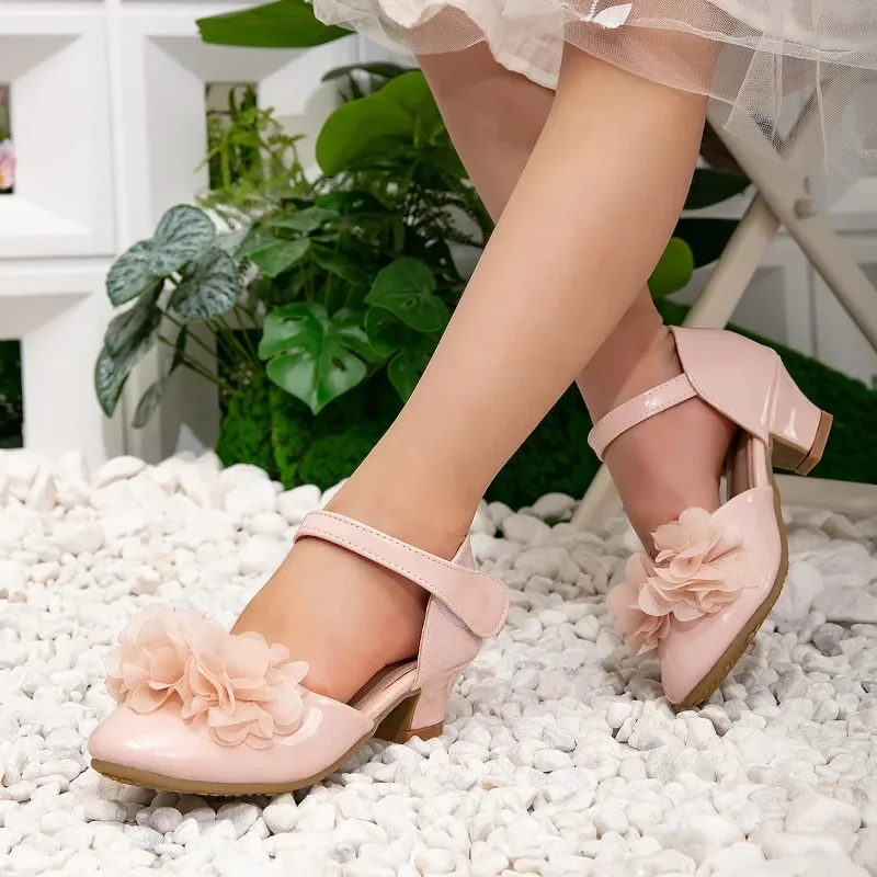 Girls High Heel Sandals for Wedding Party