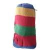 1-2 Person Cotton Rainbow Hanging Bed 264lbs Capacity Fabric Hammock with Tree Straps Portable for Outdoor Indoor with Carry Bag 4