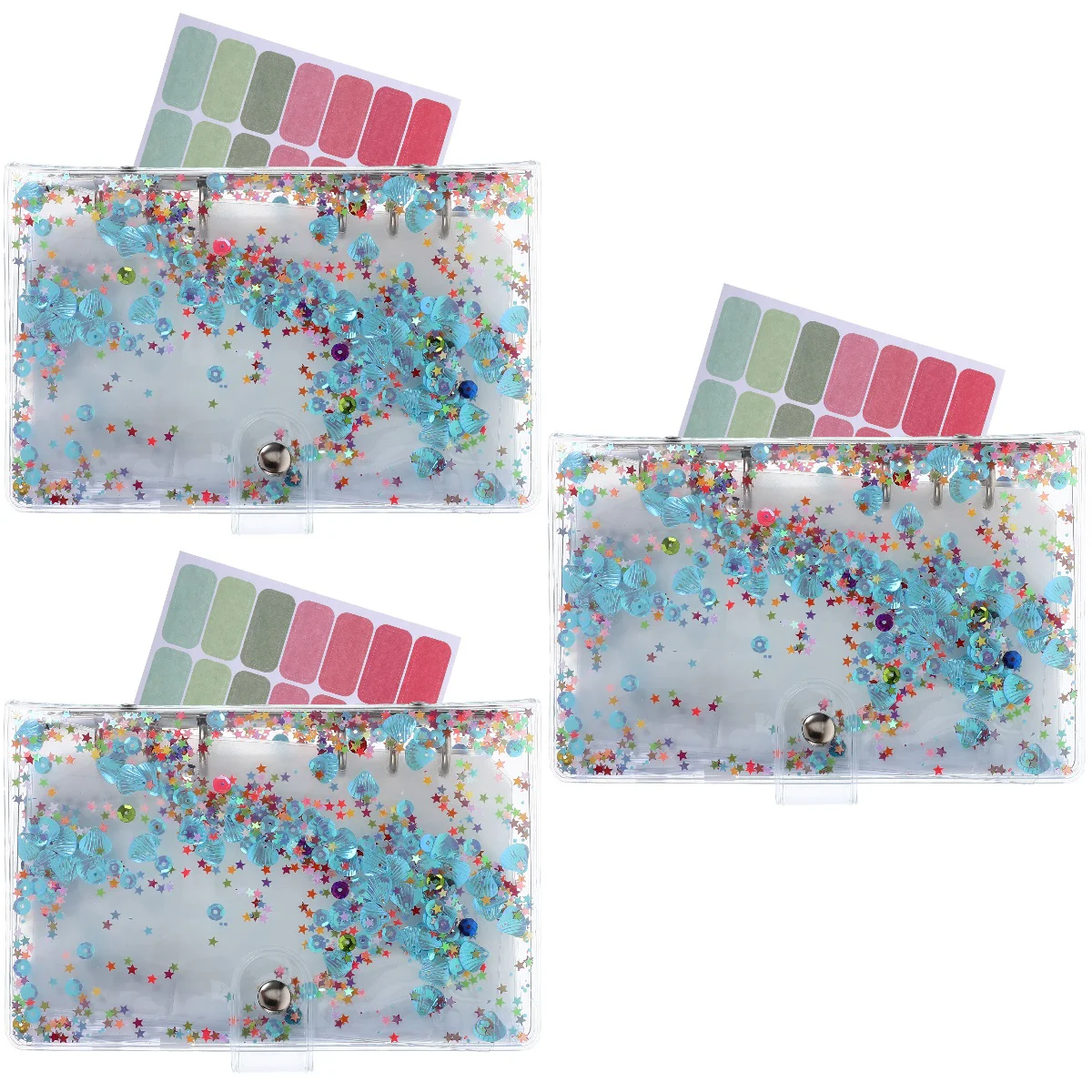 

Папка-портмоне на молнии, прозрачная креативная