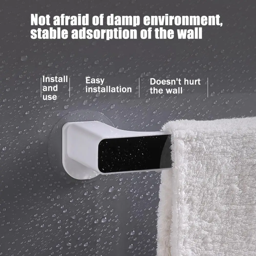 Self-adhesive Towel Holder Rack Wall Mounted Towel Hanger Bathroom Bar Shelf Shoes Holder Hanging Bathroom Organizer