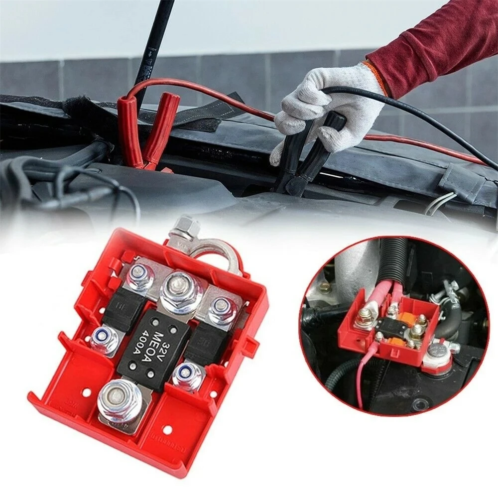 

​Car Quick Release Fused Battery Distribution Terminal Clamp Pile Head Connectors 32V 400A for Caravans camper Boat Truck