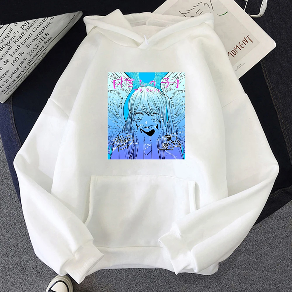 Camisola gráfica Anime Cartoon para mulheres, Hoodie Oshi No Ko Ai HOSHINO, Harajuku, Kawaii, Hoodies Silêncio Suzuka, Unisex, 2023