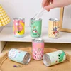 Portable Canned Wet Wipes for Children Cleaning Cloths with Creative Cartoon Chain Cute Small Bell Barreled Cans 30 Sheets 4