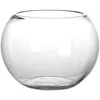 Glass Fish Tank Pom Vases Wall Hooks Decorative Goldfish Bowl Hydroponic Aquarium Transparent Desktop Square 1