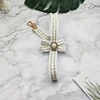 Lace Dog Leash Collar Set Vintage Bowknot Pearl Bells Girl Dog Adjustable Collar for Small Medium Dogs Puppy Collar Pet Supplies 4