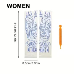 Revitalizing Acupressure Reflexology Foot Massage Socks (Women with tool A)