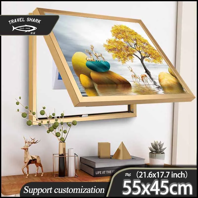 

Travel Shark Decorativ Paintings Electric Box Of Home LIVE Room Print Poster Art Pictures Frame Decor Mural Accessories 55x45CM