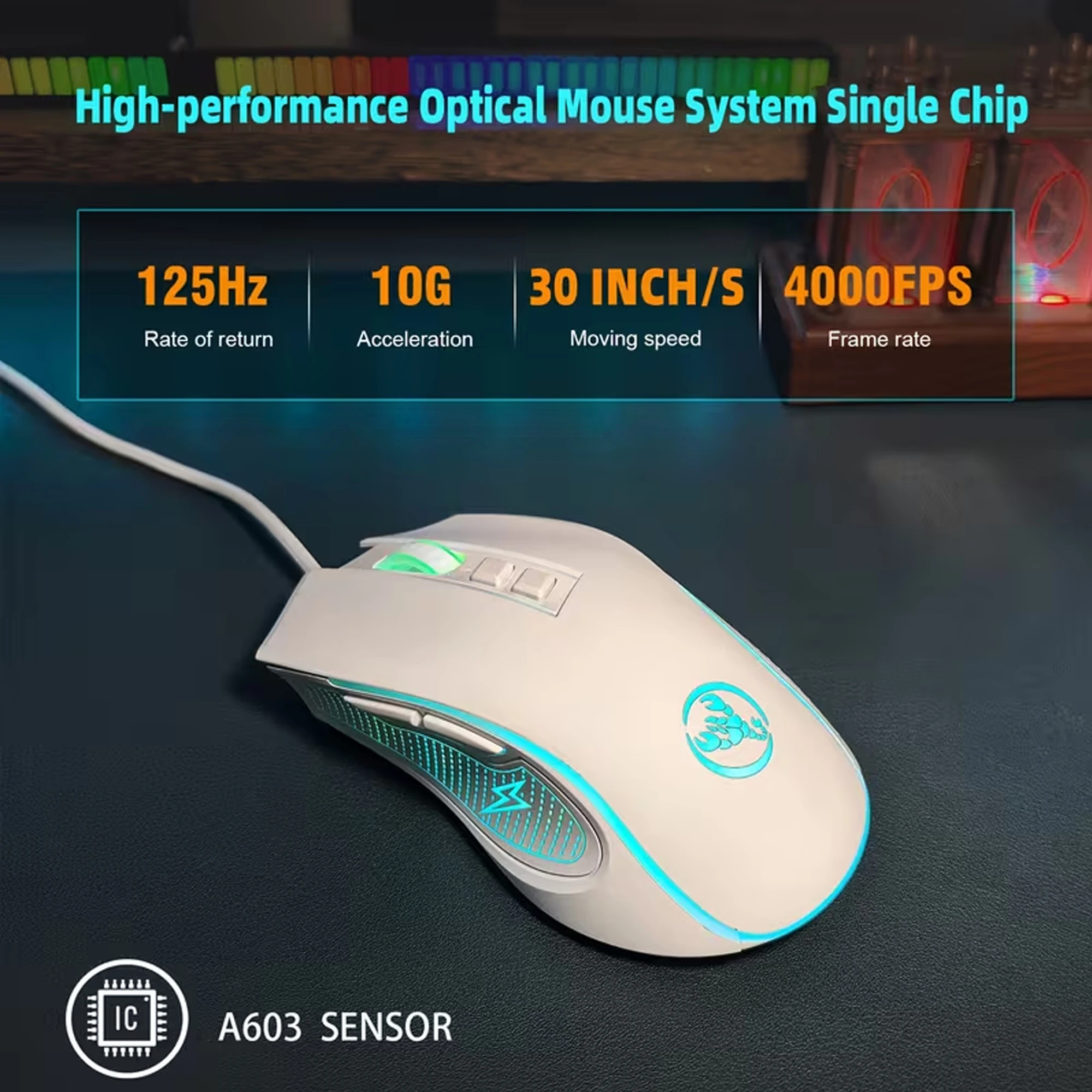 61-key Gaming Keyboard & Mouse Combo Rgb Wired Compact Ergonomic_voghion.com
