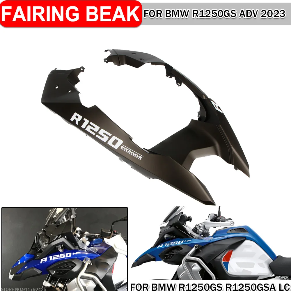 

For BMW R1250GS Adventure LC 2023 R 1250 GS GSA 2019-2022 Motorcycle Front Fairing Beak Cowl Fender Extension Guard Wheel Cover