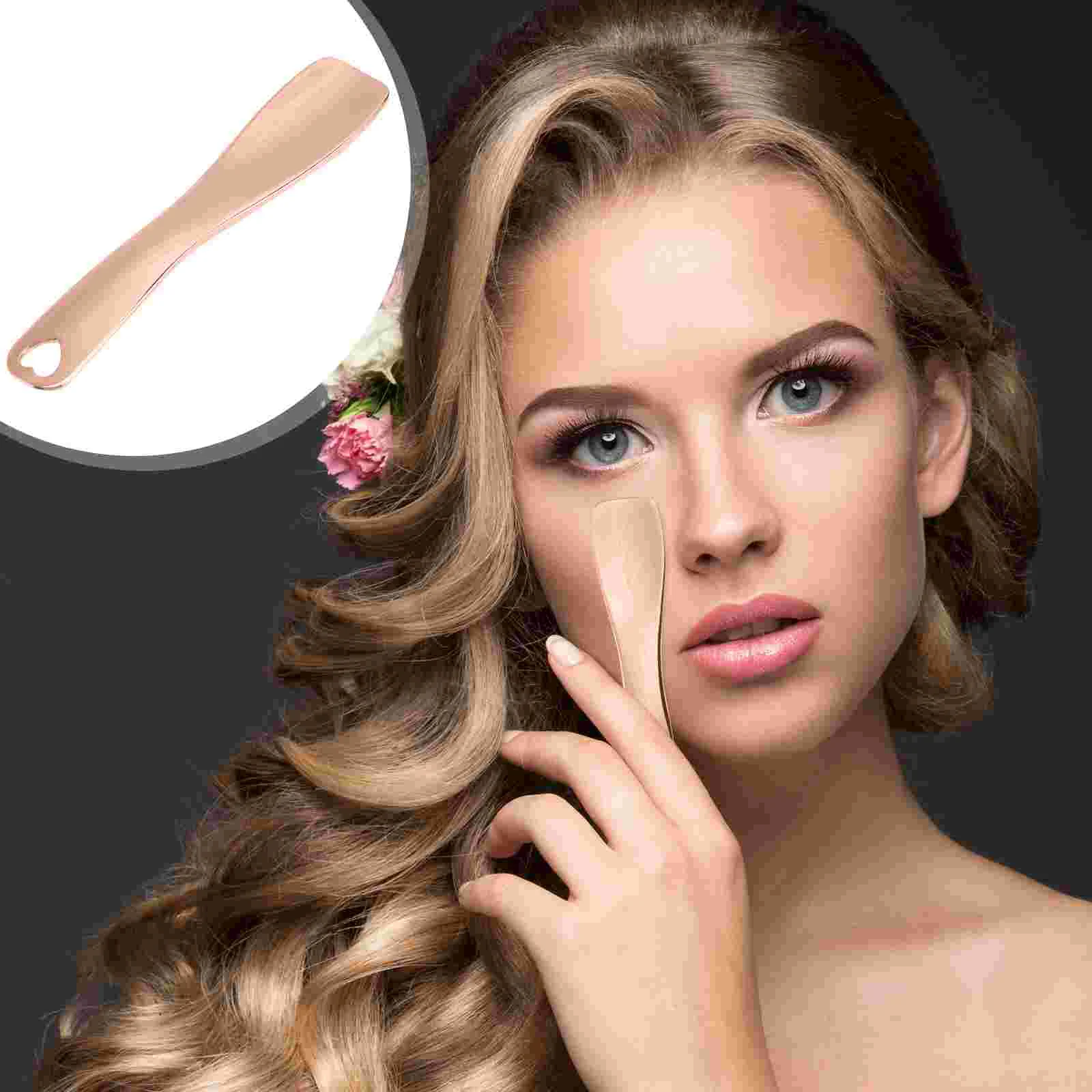 

3 Pcs Eye Beauty Instrument Miss Make up Applicators for Face Makeup Spatula Metal Spoon