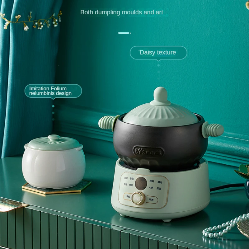 Electric Casserole Household Multi-function Small Stew Pot Watertight Bird's Nest Stew Pot Ceramic Porridge