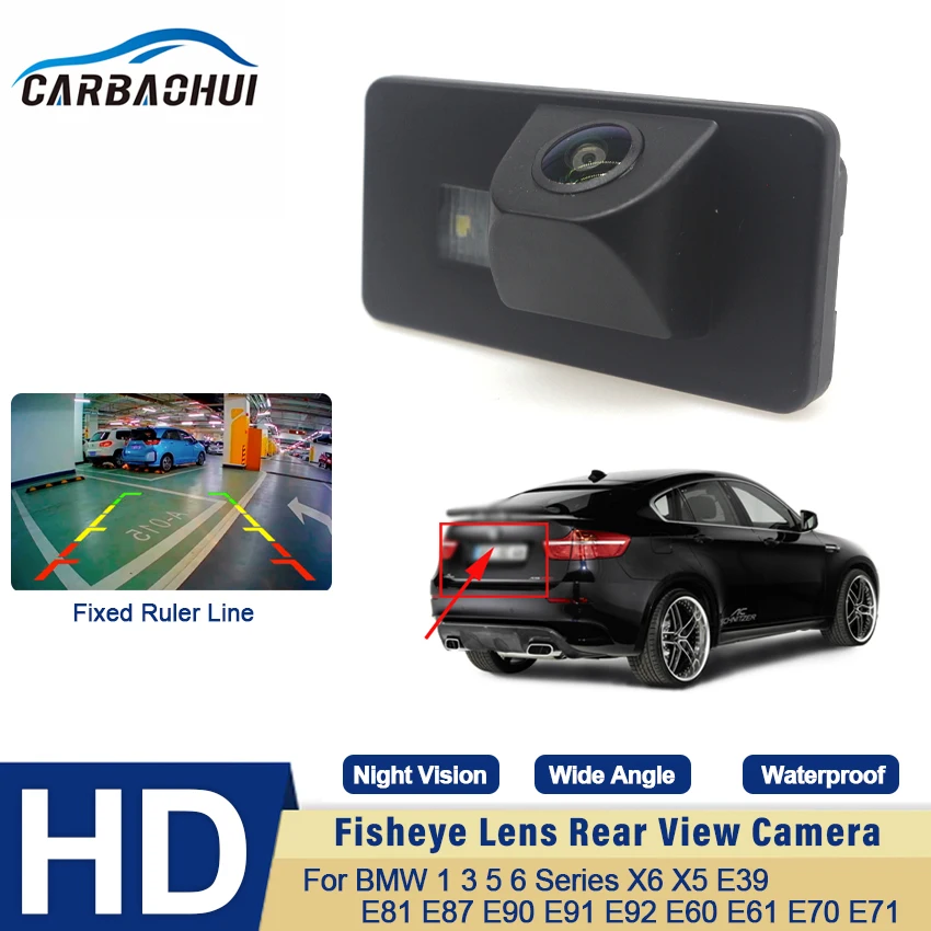 

Car Rearview Rear View Reversing Parking System Camera For BMW 1 3 5 6 Series X6 X5 E39 E81 E87 E90 E91 E92 E60 E61 E70 E71