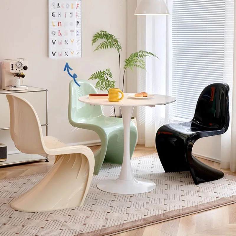 

Bedroom Living Room Chair Makeup Stool Women Simple Lazy Mobile Vanity Chair Modern White Tabouret Coiffeuse Nordic Furniture