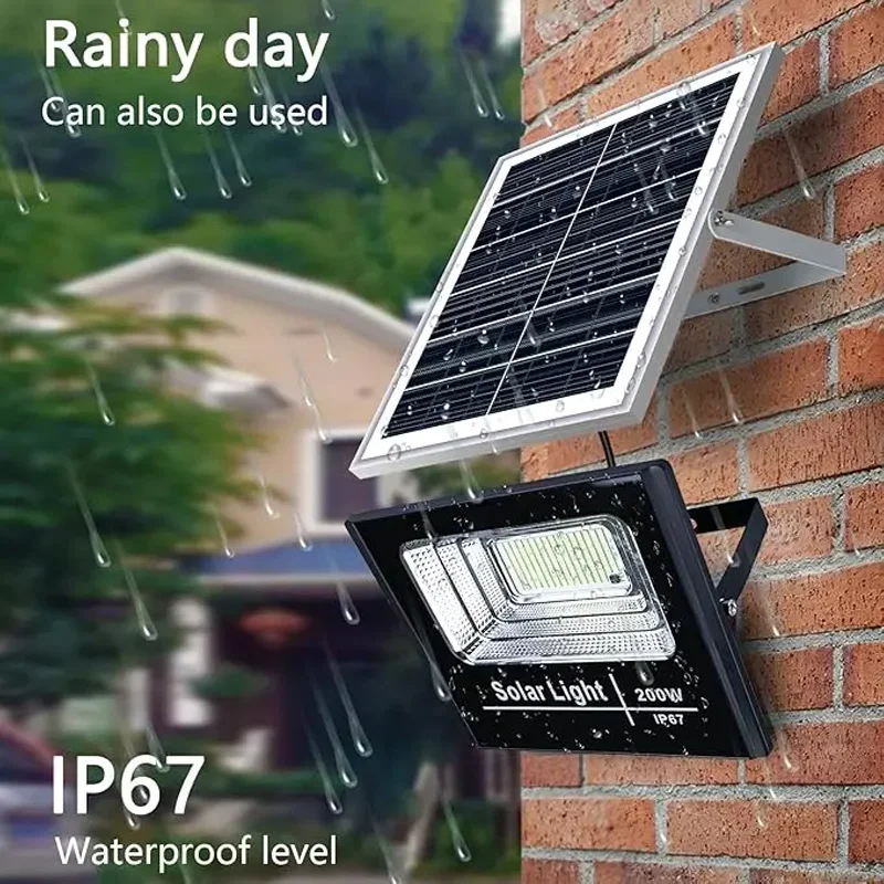 

Solar lights outdoor IP67 waterproof solar lamp remote control energy saving high brightness garden multifunctional sensor light
