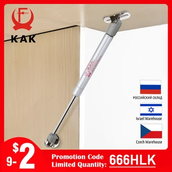 KAK 4 Pieces Soft Closing Cabinet Hinges 6kg to 10kg Bench Toy Box Lid Support Gas Strut  Kitchen Cupboard Door Support Hardware