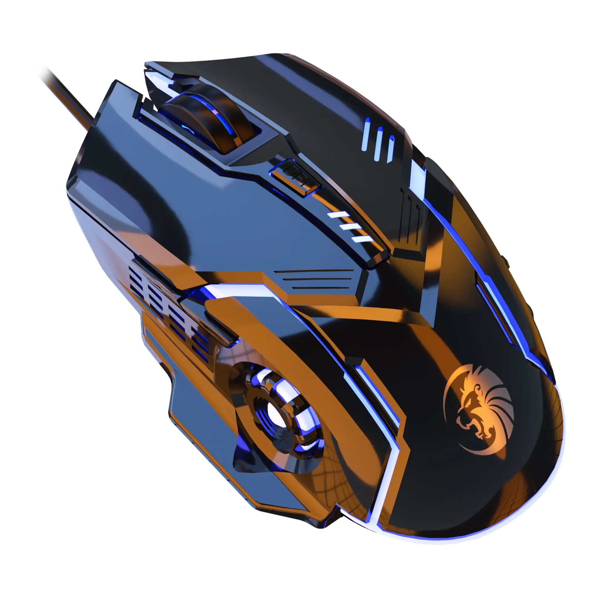 SKYLION F7 Wired 6 Keys Mouse Colorful Lighting Gaming and Office For Microsoft Windows and Apple IOS System gaming mouse wired mouse