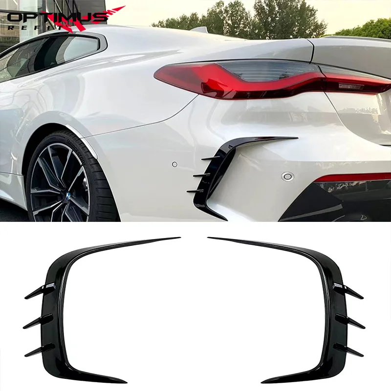 

For BMW 4 series G22 G23 425i 430i M440i M Sport rear air knife rear bumper Spoiler Shroud bumper trim cover