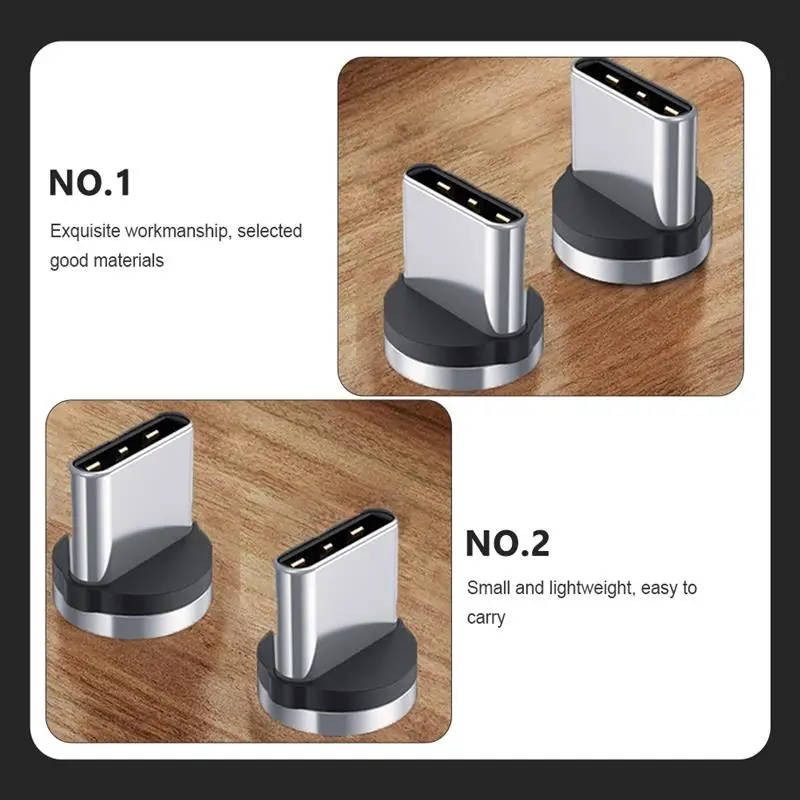 Charging cable adapter magnetic cable adapter 15pcs Magnetic Tips Charging Cable Adapter Replacement Parts For Mobile Phone Durable 360 Degree Rotation Converter