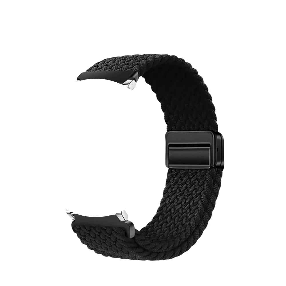Premium 18mm Nylon Braided Magnetic Watchband Strap