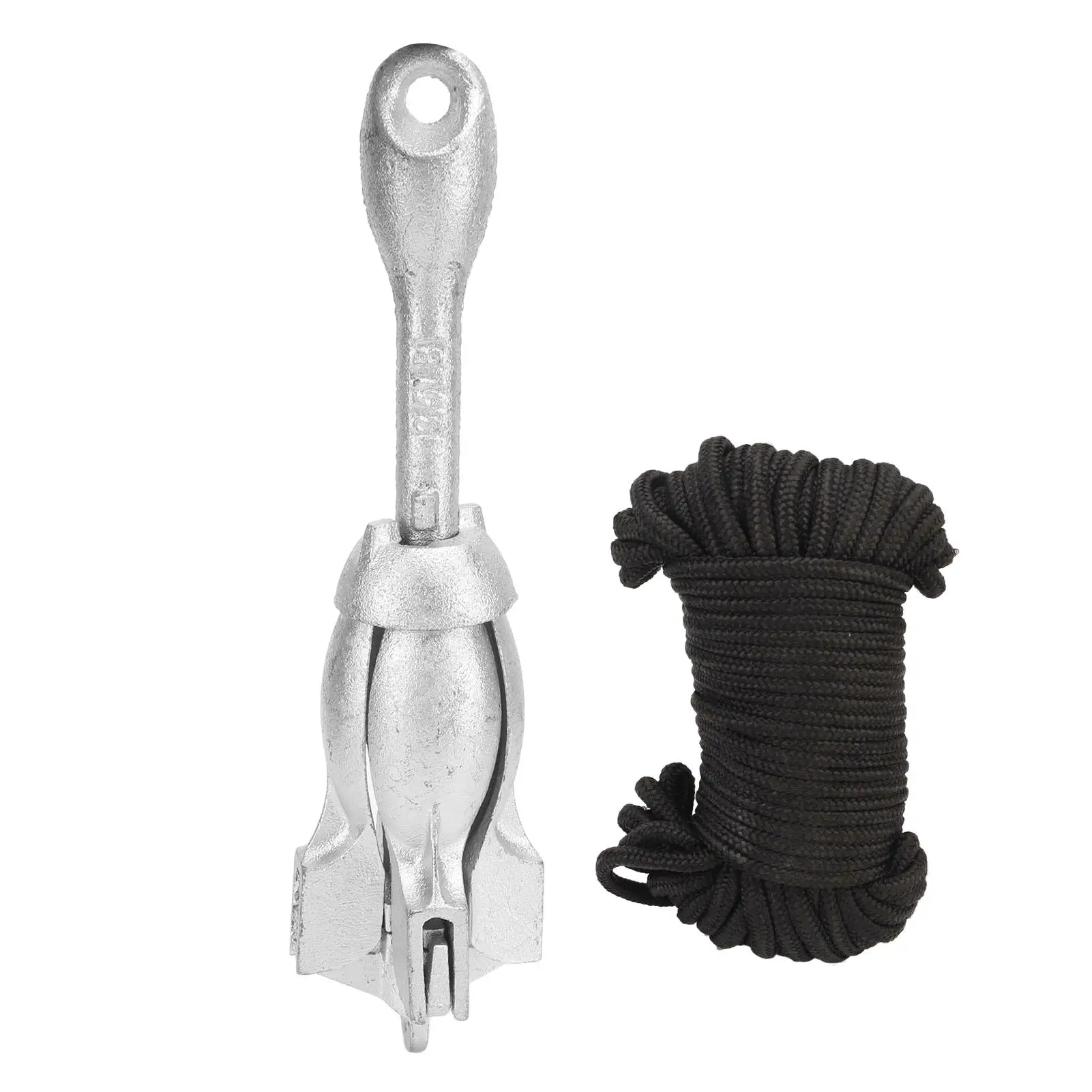 

Складной якорь для Каяка-антикоррозийный, Высокоуглеродистая сталь-идеально подходит для яхт, КАЯКОВ и Парусников