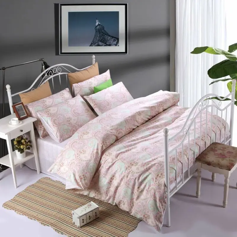 

bedding set 4pcs/3pcs twin/queen/king size 100% cotton duvet cover set bedclothes Hometextile