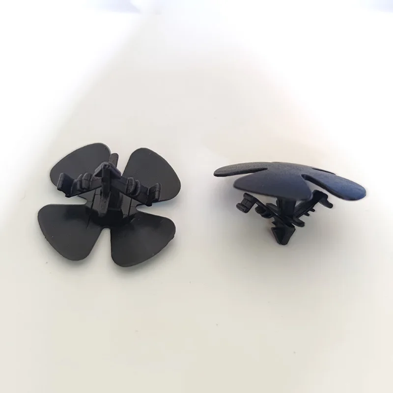 VVO Fasteners Clips En Plastique Noir 10 Pcs - Compatible Honda Civic Jazz CR-V HR-V
