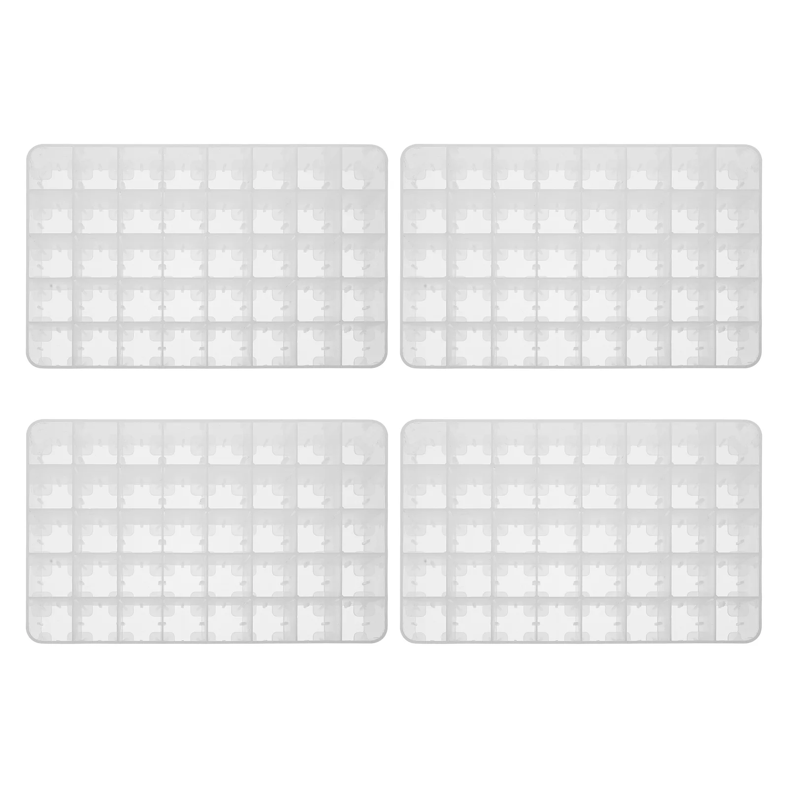 

4 Pcs Marker Base Desktop Pen Holder Stationery Storage Holders Organizer Pp Plastic