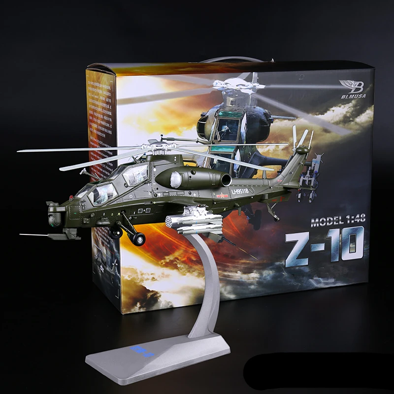 

NEW Z-10 Utility Alloy Battle Helicopter Airplane Model Simulation Diecasts Metal Flying Siege Chopper Model Childrens Toys Gift