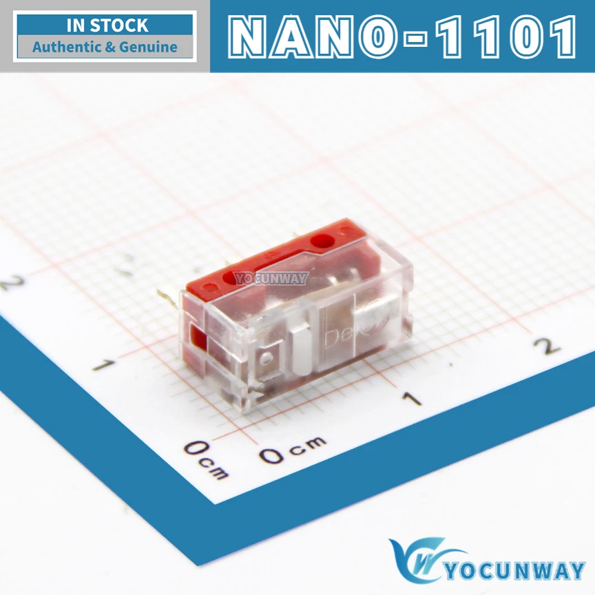 Nuovo microinterruttore originale Defond DMP1101 50 milioni di clic pulsante Mouse finecorsa punto rosso bianco