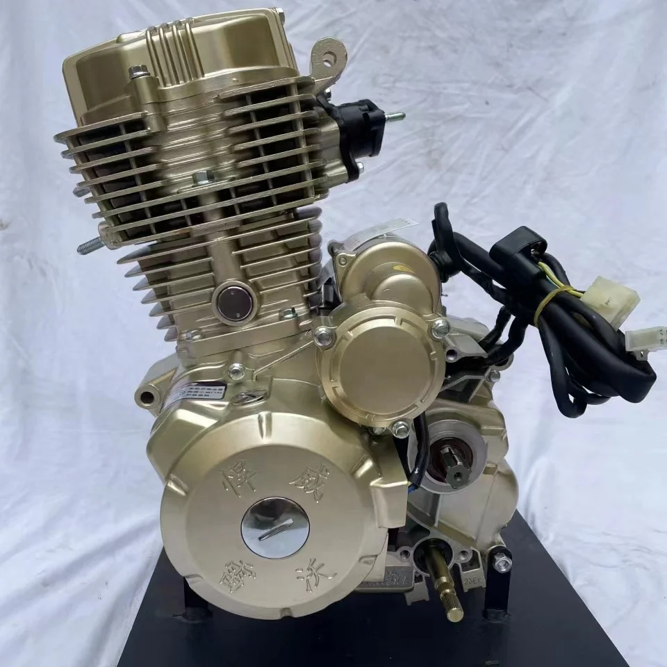 

Высокоскоростной двигатель 200CC для мотоцикла, 5 передач, двигатель CG200, собранный воздушный охладитель