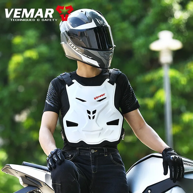 Men VEMAR Motorcycle Armor Vest Chest Body Protectors Back Protector Jacket Protective Gear Portable Skateboard Motocross Armor