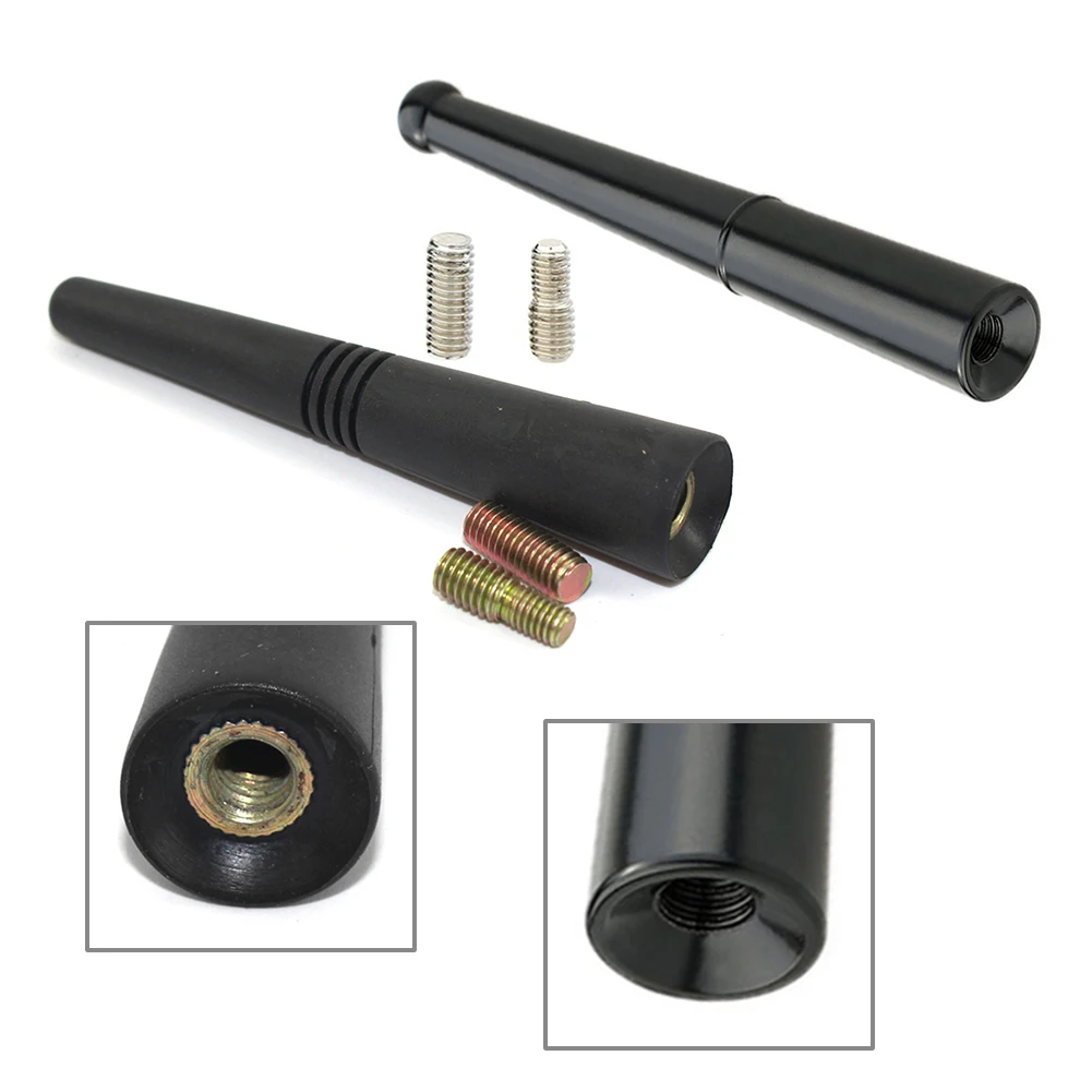 

4 inch Universal Black Car Antenna Radio AM/FM Antenna Kit + Screw Auto Accessories
