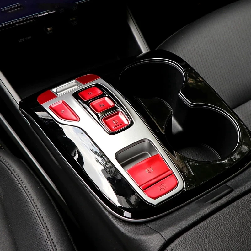 

Наклейка на панель переключения автомобиля, декоративная панель управления центральной панелью для Hyundai Tucson 2021 2022