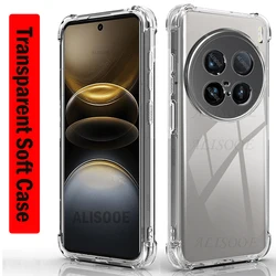Ultra Thin Transparent Shockproof Phone Cover - HD Clear and Soft - VIVO X100 Ultra (Clear)