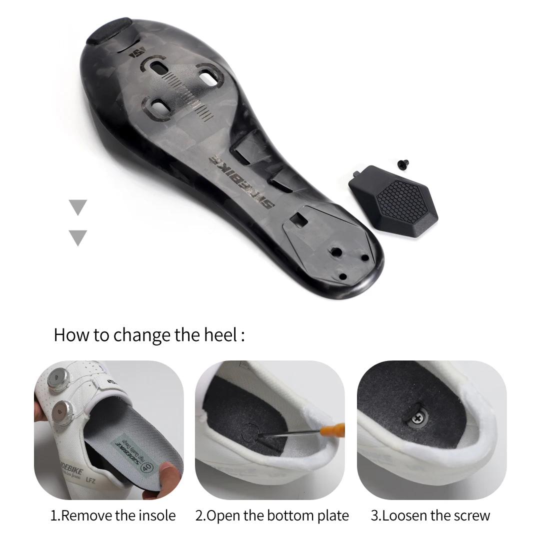 Sidebike Cycling Shoes Heel Repair parts Sole anti slip pad cycling shoes,cycling shoe cleat repair piece
