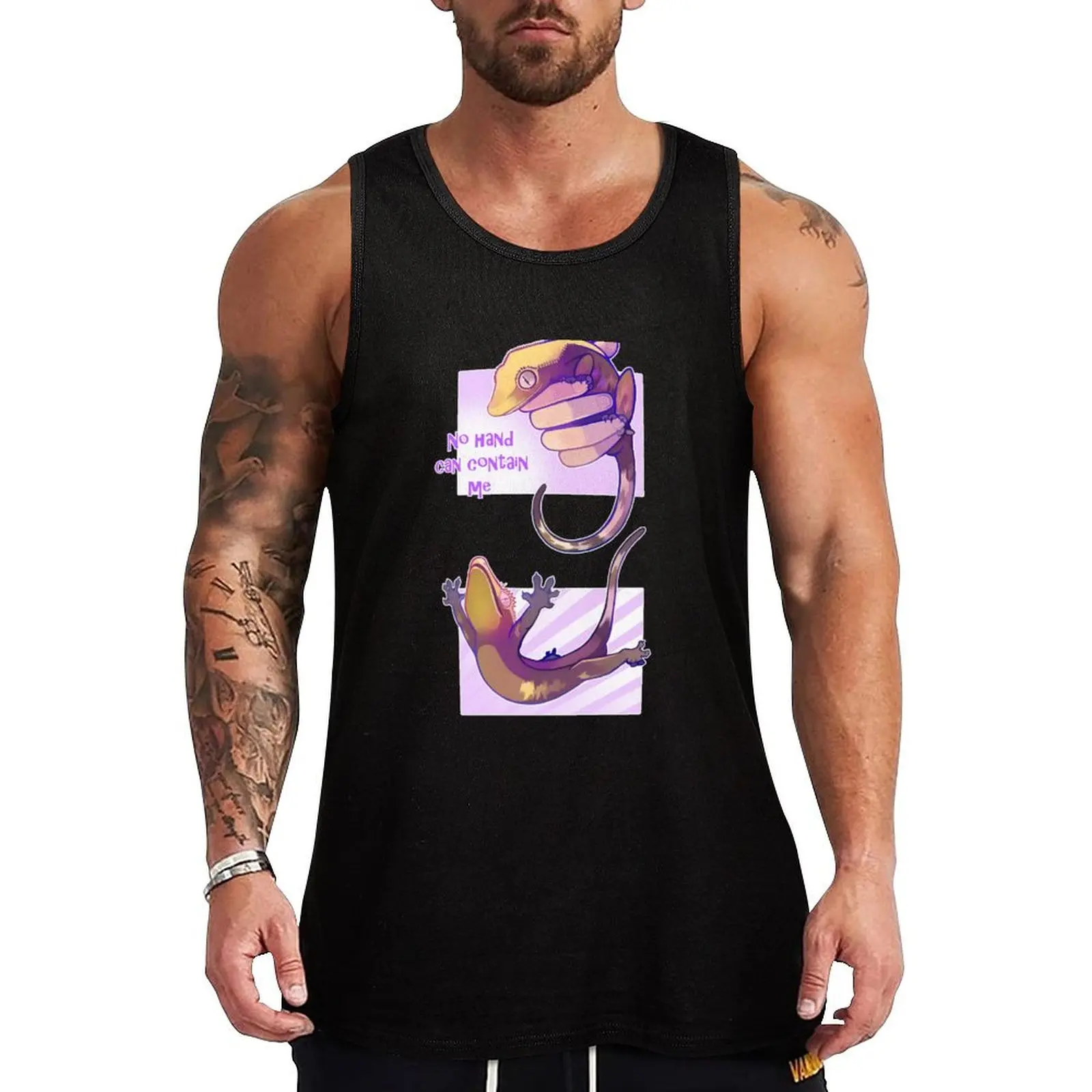 

No hand can contain me Tank Top sleeveless tshirts for men Man summer clothes Clothing