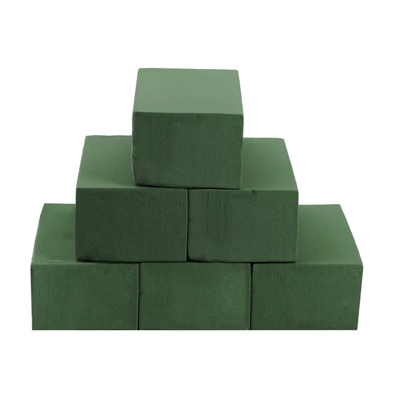 Briques en mousse florale, fournitures de blocs verts en