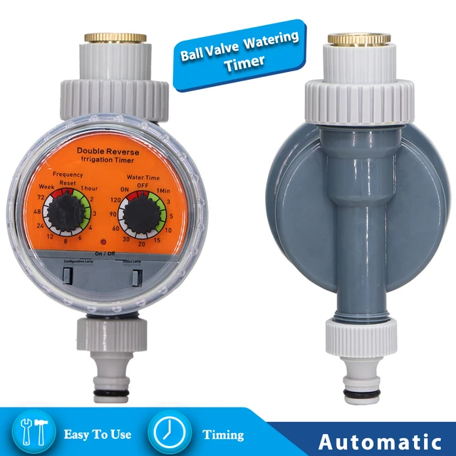 Kerti Gömb Szelep Öntözés Időzítő Automatikus Meghintő Vezérlő Otthon Kültéri Üvegház Vízálló Csepegtető Öntözőrendszer Szerszámok