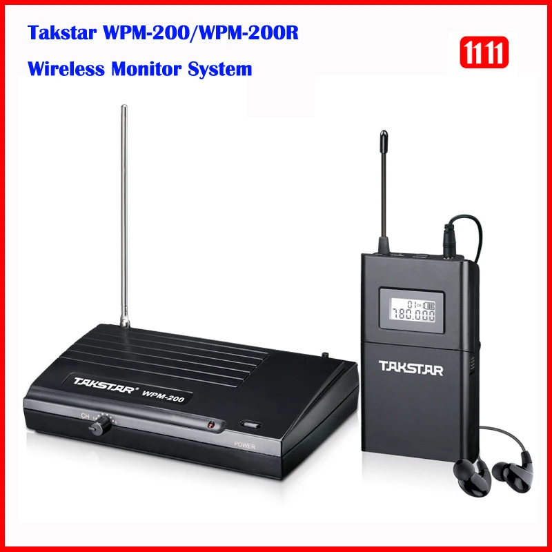 ワイヤレスイヤモニシステム／Takstar wpm-200 Amazon.com: TAKSTAR WPM-200 UHF Wireless in-Ear Monitor