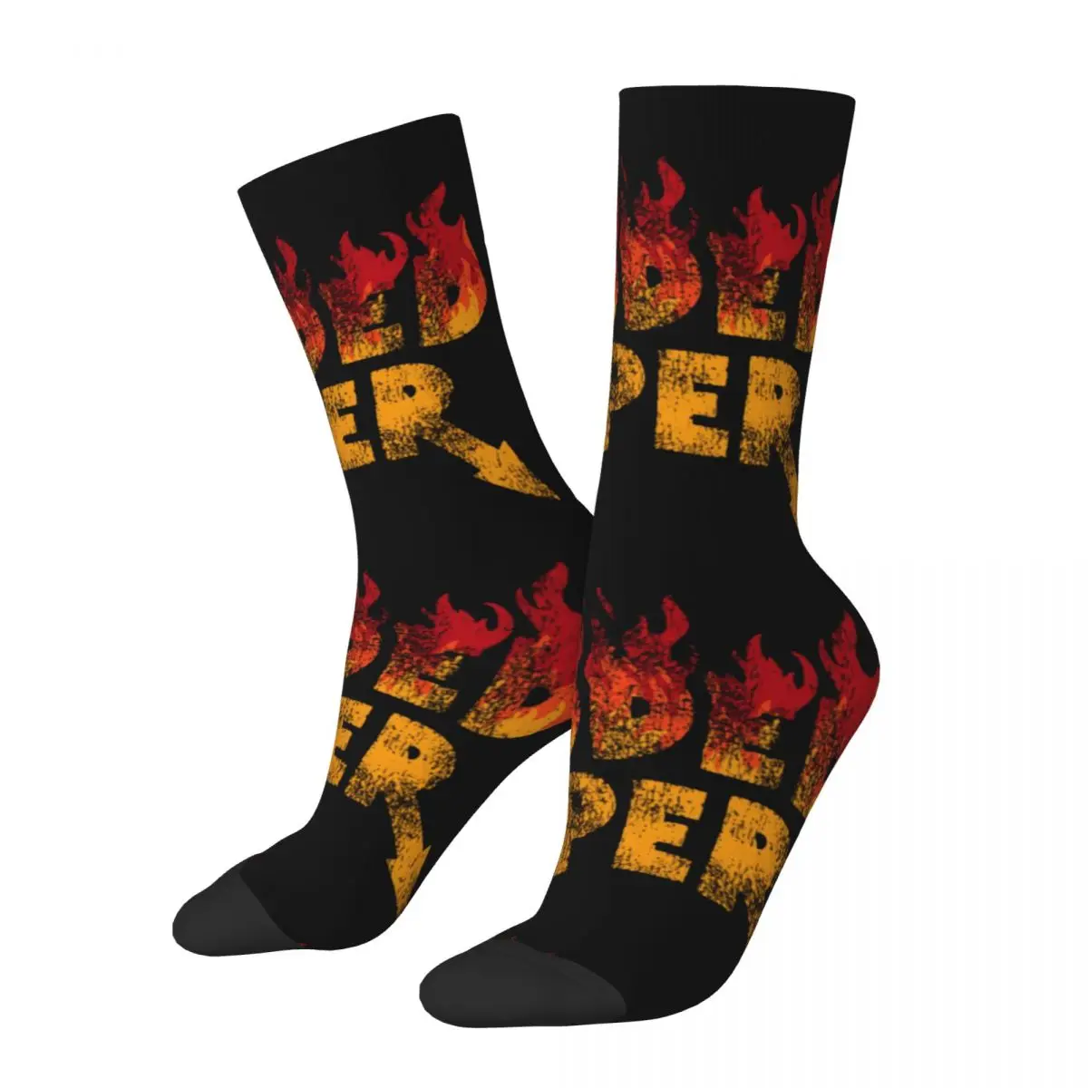 

Loded Diper Fire Down Below Socks Men's Women's Fashion Socks Harajuku Spring Summer Autumn Winter Middle Tube Socks Gift