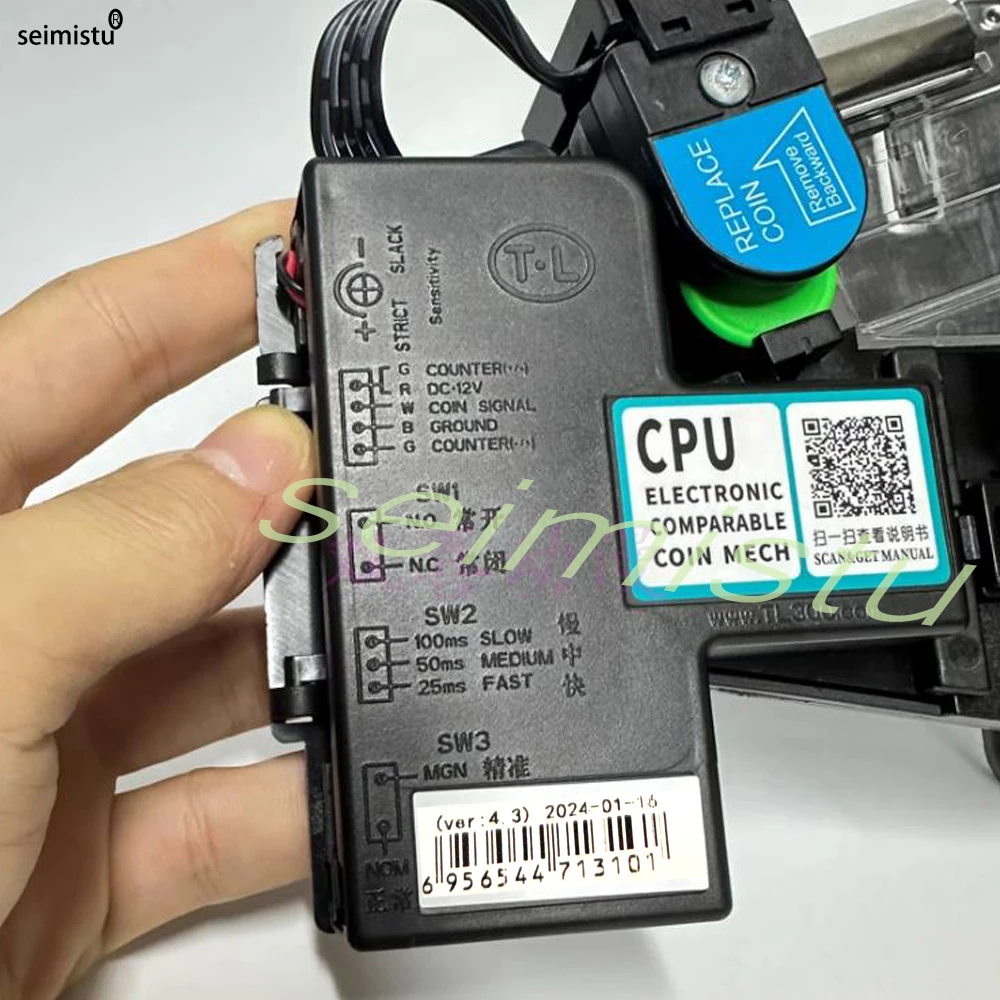 Description Picture 5 of itemArcade CPU Multi Coin Acceptor for Vending Machine, Coin Laundromat, Massage Chair, Arcade Jamma Video Game TW- 131