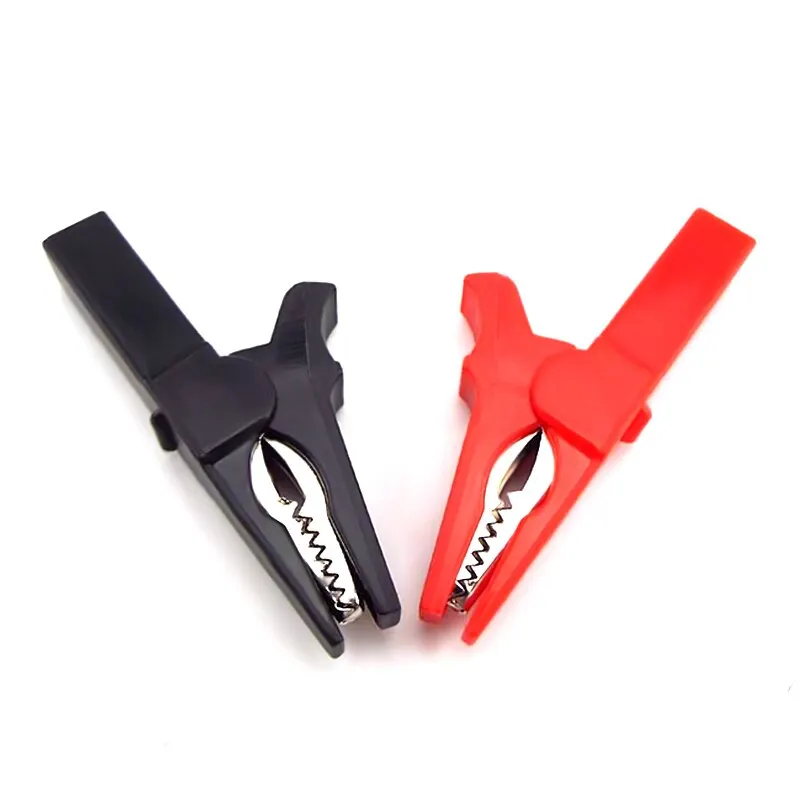 30A Alligator Clip Crocodile Adapter Crocodile for Multimeter Pen Test Lead Cable Insulated Car Caravan Van 10/5/1pcs