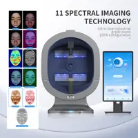 Upgraded X5 3D Ai Skin Image Analyzer High Definition Pixels Whole Facial Scanning Multi Spectrum Moisture Scalp Detection 3