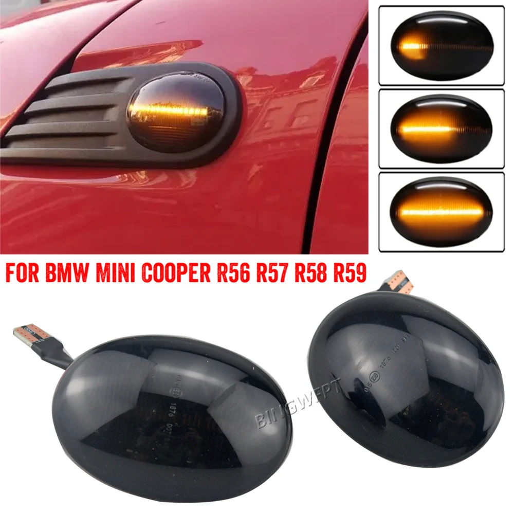 Dynamic-LED-Flashing-Turn-Signal-Lamp-Side-Marker-Light-Car-Tuning-For ...
