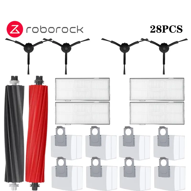 Roborock S8 Pro Ultra S8+ Robot Vacuum Spare Parts Main Side Brushes Mop Cloths HEPA Filters Dust Bags Accessories - Image 14