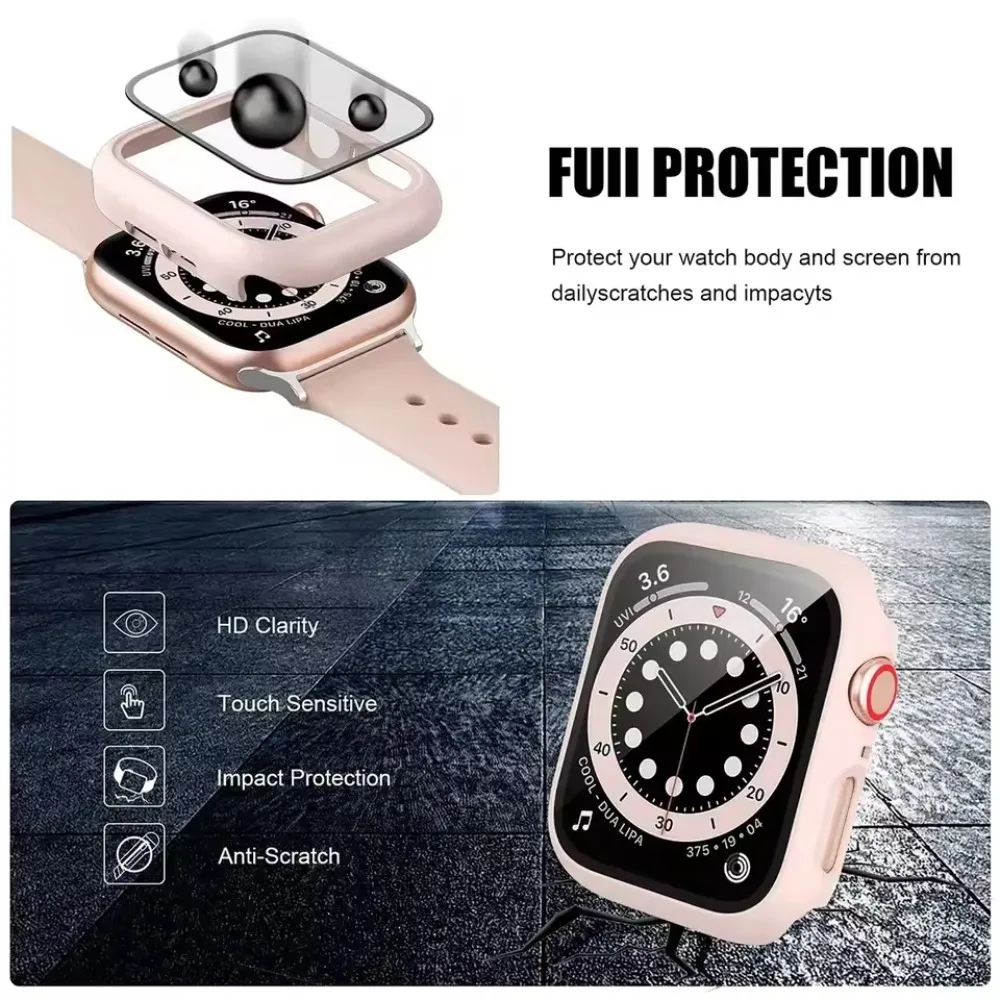 Enhanced PC Case with All-Around Anti-Fall Screen Protector Shell