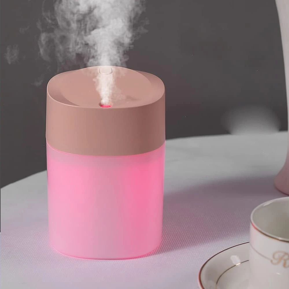 500ML Air Humidifier Aroma Diffuser Essential Oil Flame Lamp Difusor USB Mute Humidifiers Diffusers For Home Car LED Humidifier