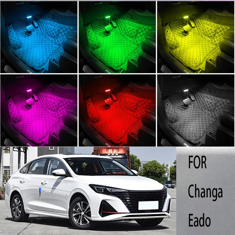 

FOR Changa-eado LED Car Interior Ambient Foot Light Atmosphere Decorative Lamps Party decoration lights Neon strips
